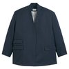 Blazer laine bleu marine femme