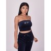 Top bandeau bleu