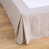 Cache sommier lin naturel