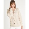 Gilet long femme grosse maille