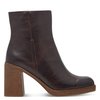 Bottines chunky beige