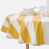 Nappe cirée ronde blanche