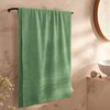 Serviette de bain vert foncé