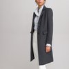 Grey wool coat
