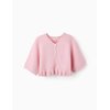 Gilet rose fille cérémonie