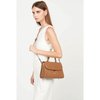 Sac bandoulière femme marron