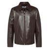 Blouson cuir Schott marron