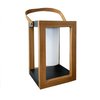 Lanterne solaire bois