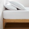 Drap housse blanc satin de coton