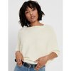 Pull chauve souris beige