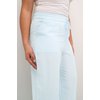 Pantalon rayé bleu et blanc