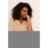 Beige/Orange Rayures Feather Gray / Melon Stripe