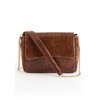 Sac croute de cuir camel