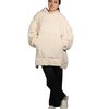 Robe de chambre polaire poncho