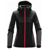 Noir/ Rouge Vif