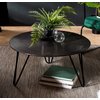 Table basse ronde style industriel