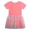 Robe rose paillette fille