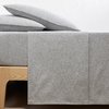 Drap de lit gris