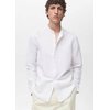Chemise blanche col mao homme