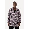 Veste longue jacquard femme