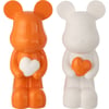 Blanc Et Orange Foncé