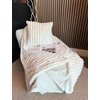 Plaid velours beige