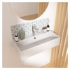 Vasque blanche salle de bain