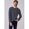 Bleu Marine Rayé