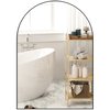 Miroir cadre noir rectangulaire