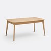 Table chêne extensible