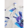 Floral Bleu Sur Blanc