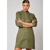 Robe en jean kaki