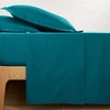 Drap plat bleu canard