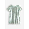 Robe fille vert menthe