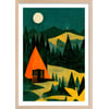 Affiche + Cadre En Bois - Chêne