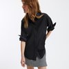 Tunique manche longue noir femme