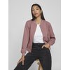 Veste courte femme rose poudré