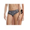 Preto + estampado folhas