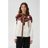 Blanc Gardenia With Pink/Brown