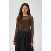 Marron Brown Leopard