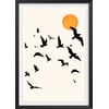 Affiche + Cadre En Bois - Noir