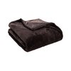 Plaid marron chocolat