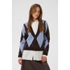 Marron Blue Brown/Blue Argyle
