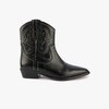 Bottines cuir clouté