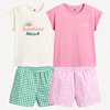 Pink + green