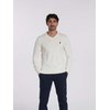 Pull maille beige homme