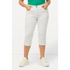 Pantacourt jean blanc femme