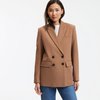 Blouson jean long femme