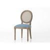 Chaise médaillon bleu
