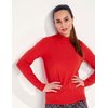 Pull col cheminée femme